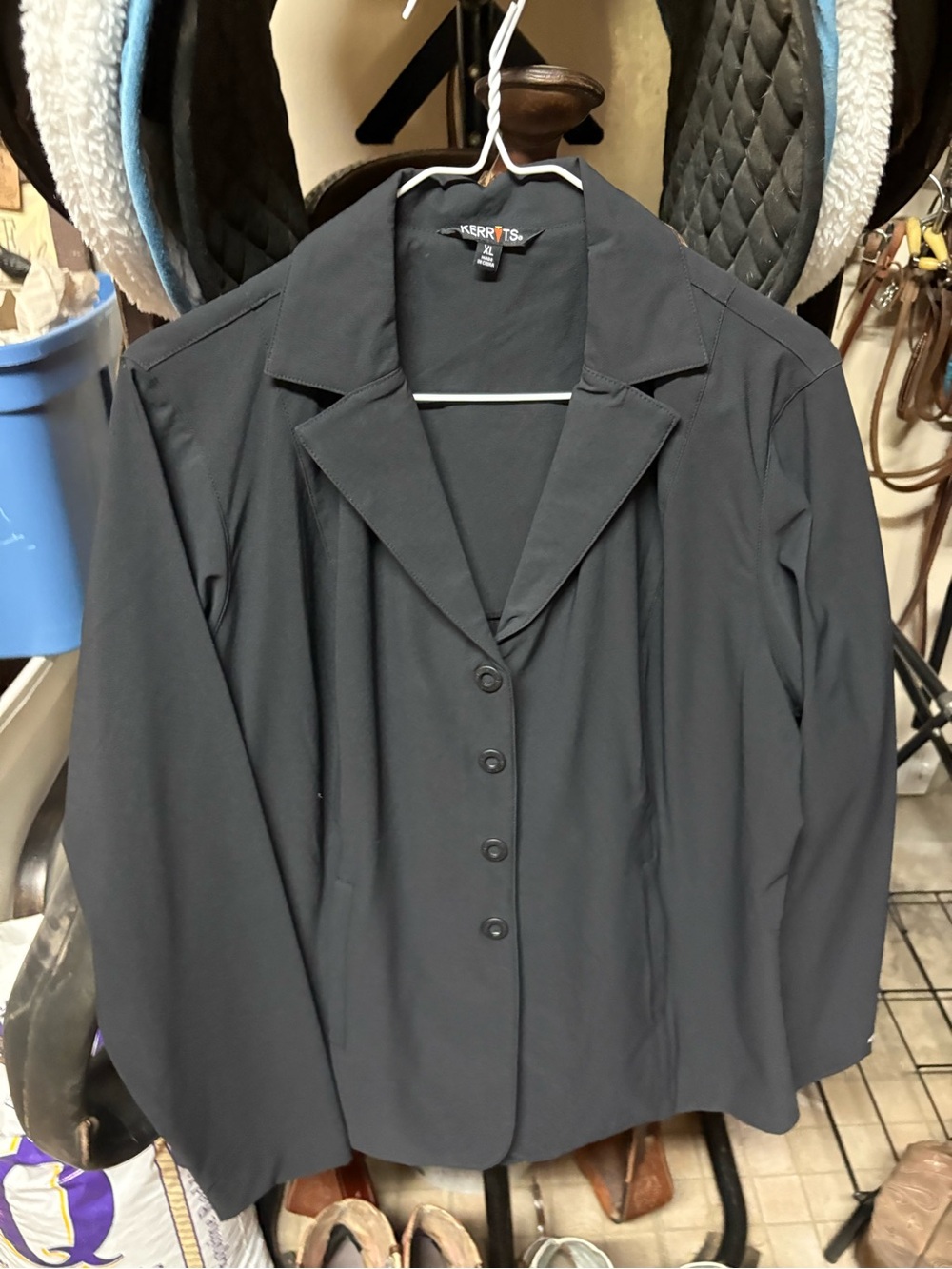 Kerrits Black Women’s Button-Front Riding  Jacket